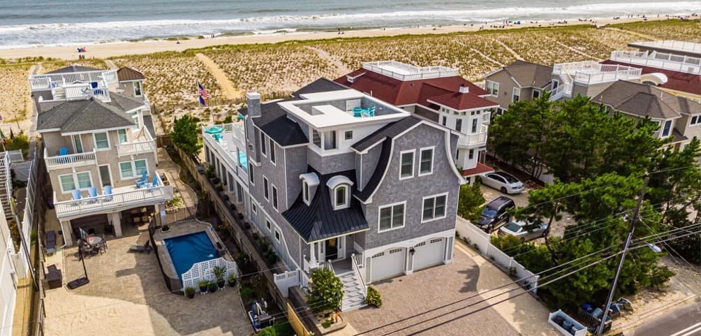 7213 Ocean Blvd. Oceanfront - Pool - Brant Beach