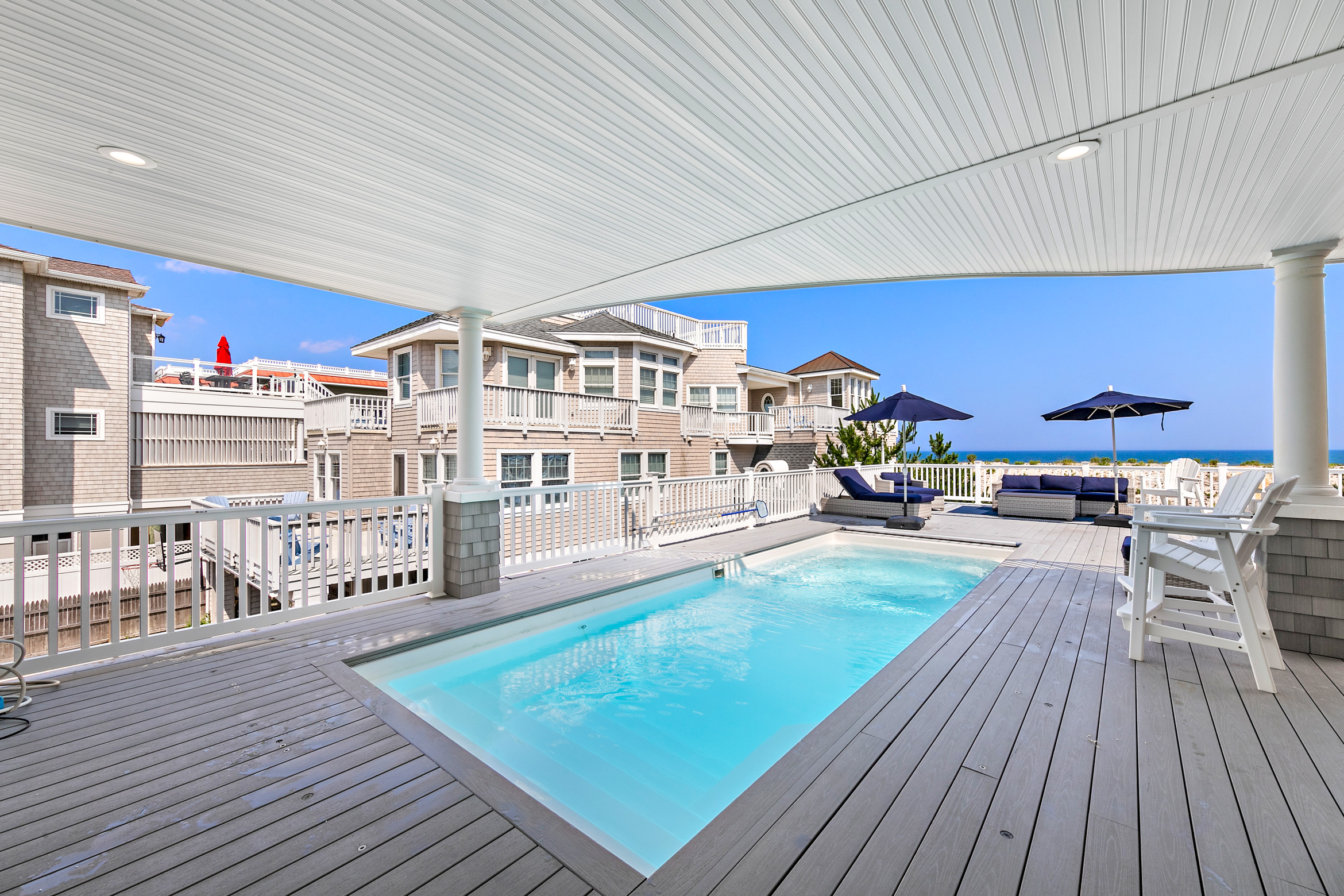 7213 Ocean Blvd. Oceanfront - Pool - Brant Beach